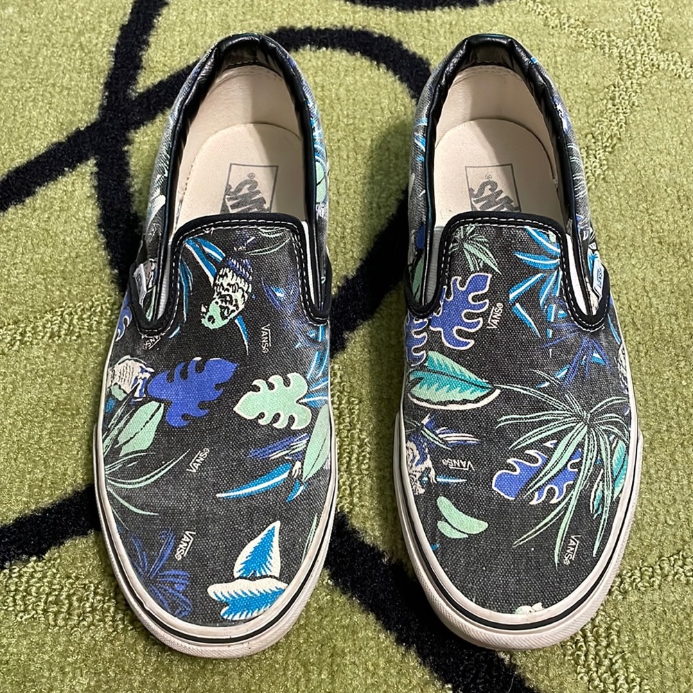 Vans x Van Doren w10.5/m9 slip on shoes